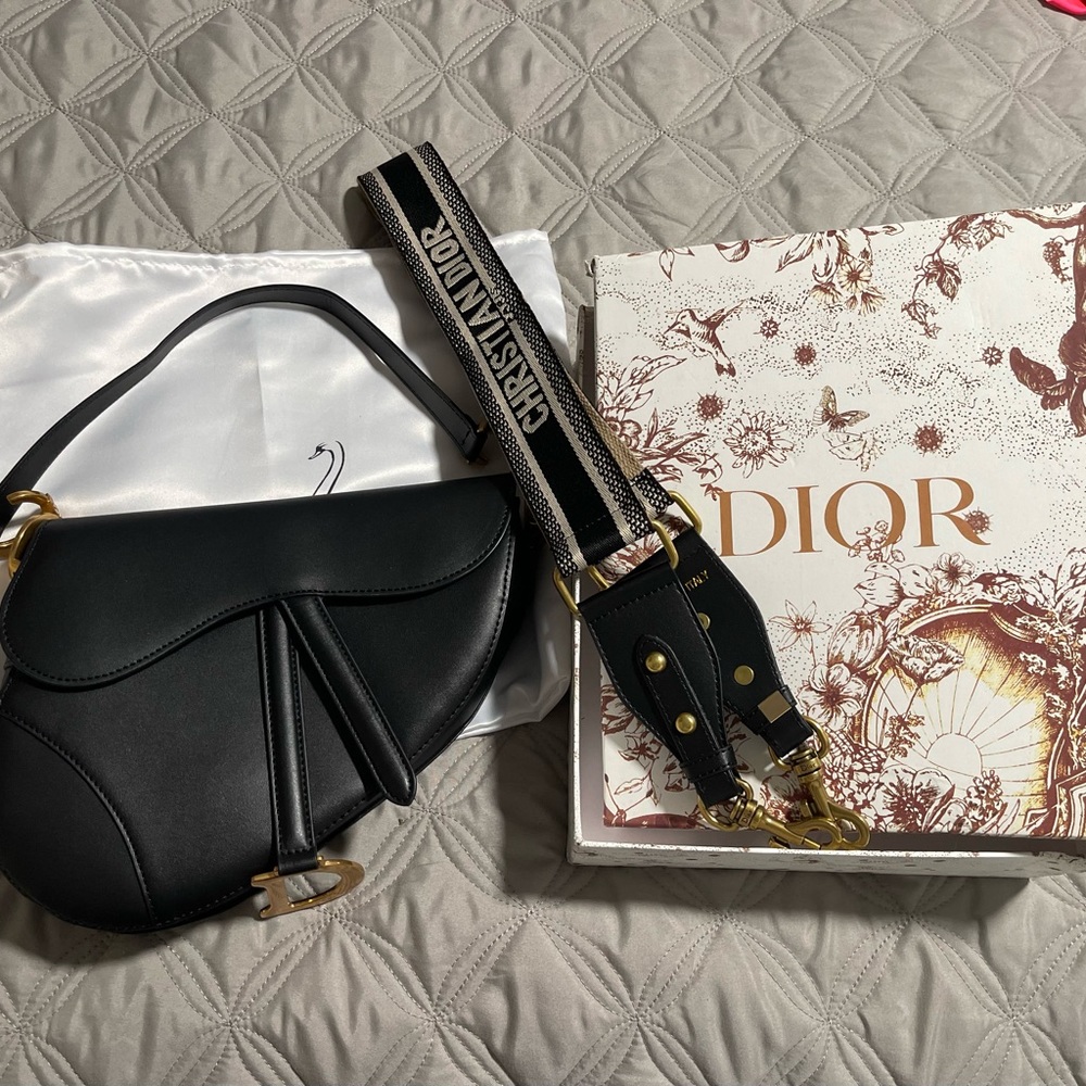 - NWT Dior look alike  saddle bag w strap